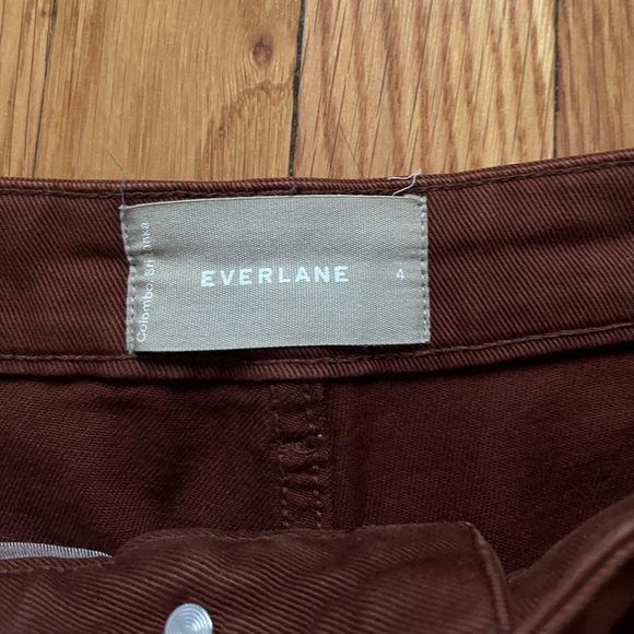 Everlane utility barrel pant, size 4. terra cotta/rust color - Picture 7 of 7